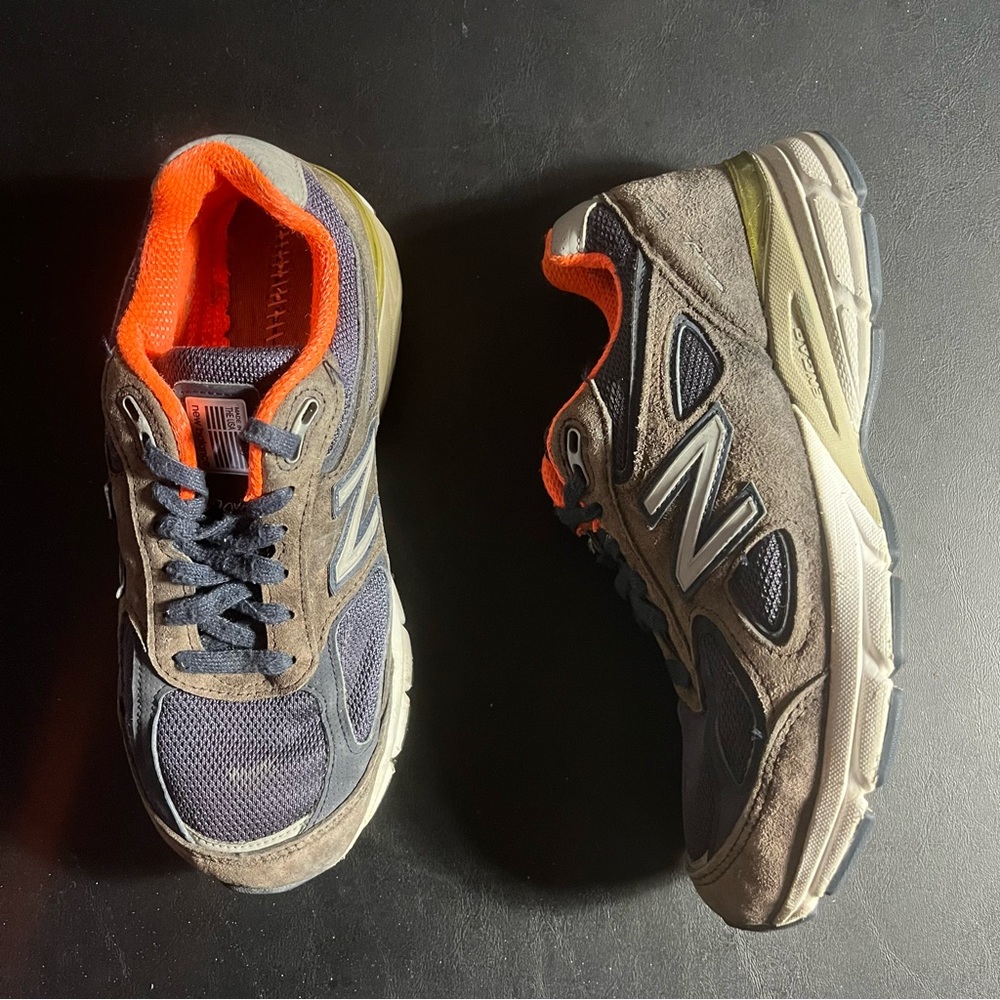 New Balance 990 Women’s Sz 6.5 Blue/Orange Athletic Running Shoes